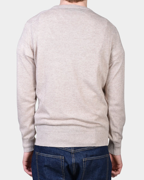 Crewneck 12 GG Lambswool - Sand - MagliaStudio - Knitwear