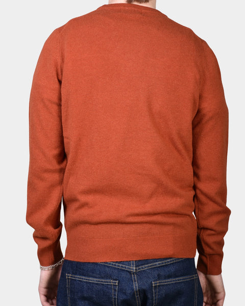 Crewneck 12 GG Lambswool - Orange - MagliaStudio - Knitwear