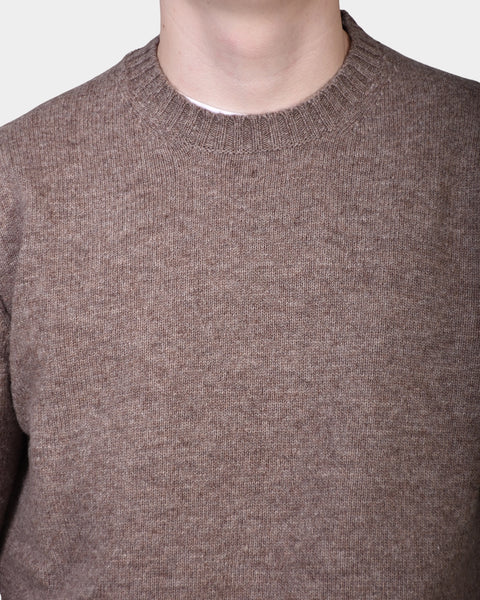 Crewneck Lambswool 7 GG - Brown - MagliaStudio - Knitwear