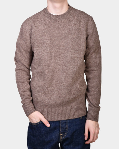 Crewneck Lambswool 7 GG - Brown - MagliaStudio - Knitwear