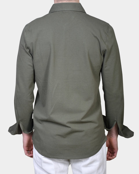 Polo Shirt Pique - Green - MagliaStudio - Skjortor